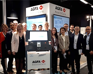 Agfa HealthCare JIB 2018 Kiosco de recepción de pacientes IPM France
