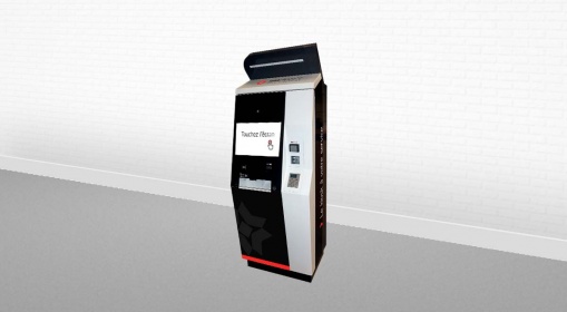 Borne EK 8000 exterieure - distribution cartes tickets - paiement