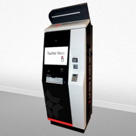 Borne EK 8000 exterieure - distribution cartes tickets paiement