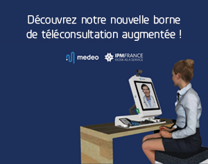 Borne de téléconsultation Medeo x IPM France