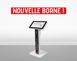 Borne interactive EK 2000-22-gestion file attente-accueil