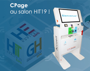 Borne interactive admission patient-Cpage-salon HIT2019