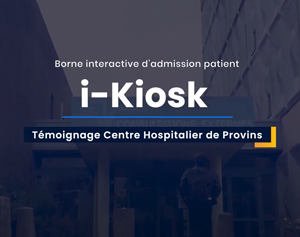 Borne interactive d'admission patient i-Kiosk_CPage x IPM France