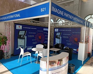 ImaginePartners-salon ICT Maghreb 2021-IPM France-borne interactive