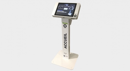 Queue management kiosk