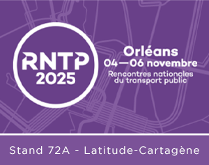 Rencontres Nationales du Transport Public 2025 - borne interactive generation fiche horaire - IPM France Latitude Cartagene