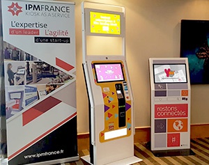 Salon E-BISS La poste- bornes interactives IPM France