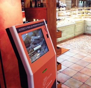 Self-ordering kiosk