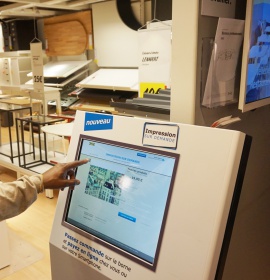 Self-ordering kiosk sofibrie