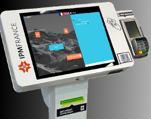 borne tactile interactive paiement et rechargement ek 2000