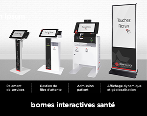 bornes interactives santé - gamme IPM France