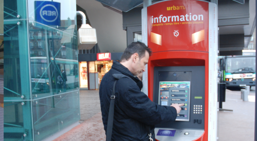 kiosco interactivo ratp