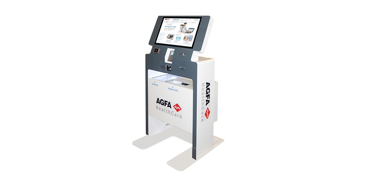 Bill payment kiosk Agfa Healthcare