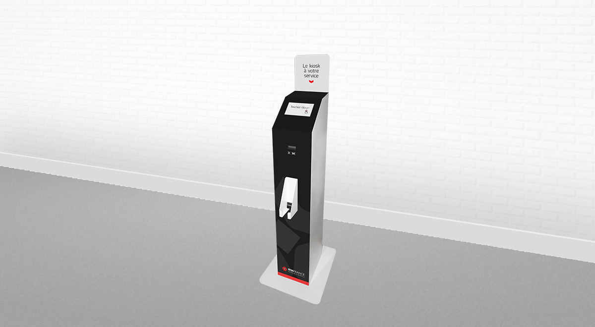 Borne interactive de distribution de cartes_EK 1000-CVM IPM France