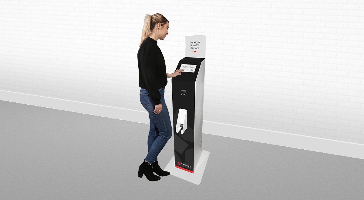 Borne interactive distribution de cartes_EK 1000-CVM IPM France