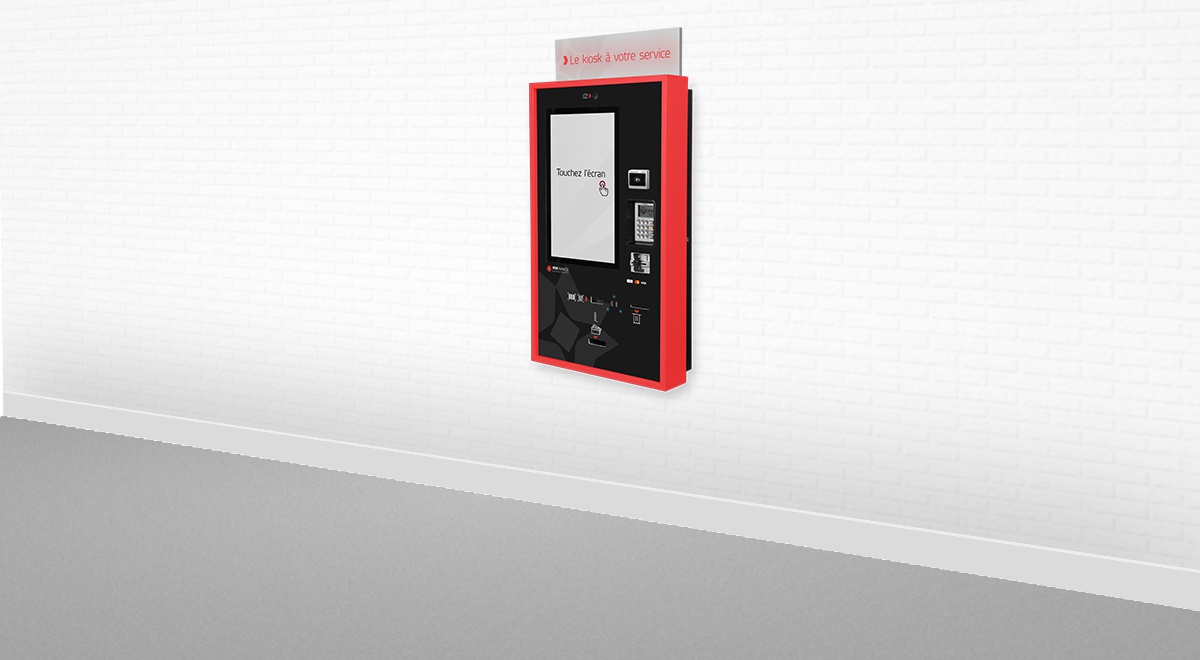 Interactive vending cards kiosk-EK5000-IPM France
