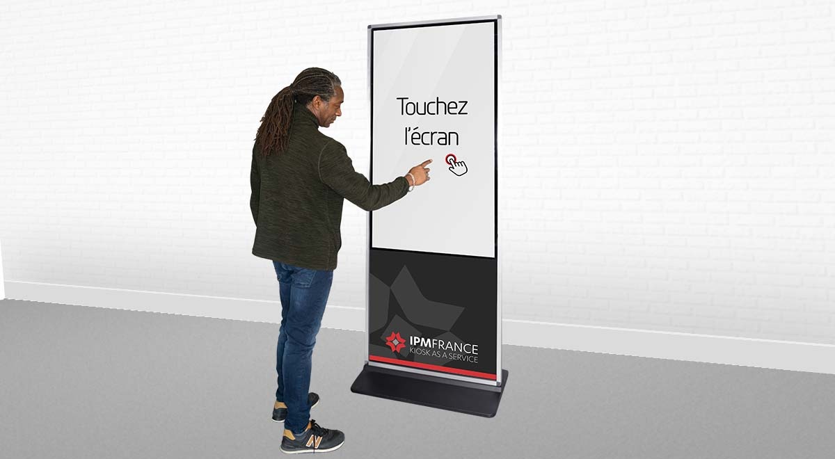 Totem-indoor-IPM France_bornes tactiles