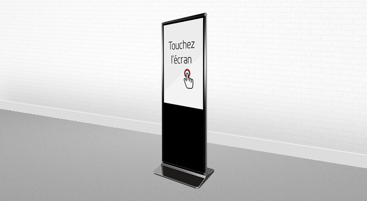 Totem tactile-indoor-grand ecran tactile_IPM France