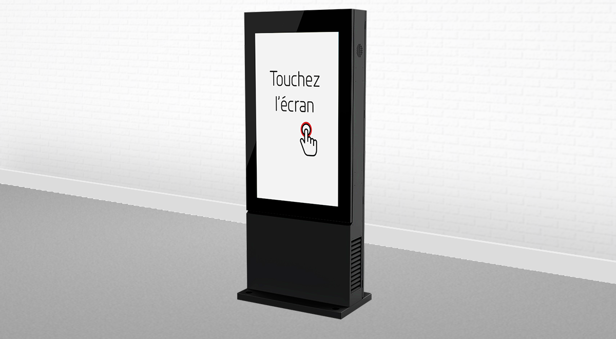 Totem tactile-outdoor-grand ecran tactile_IPM France