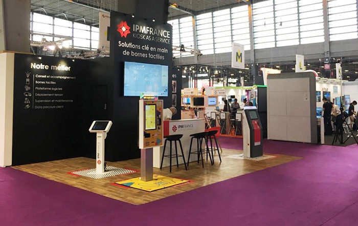 IPM France bornes interactives Paris Retail Week 2018