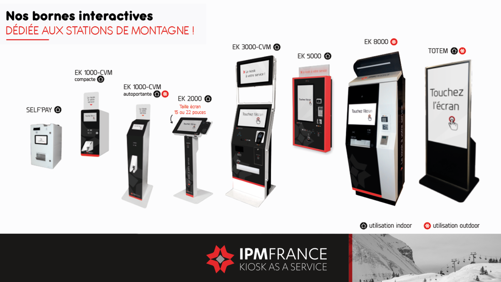 Solutions interactives stations de montagne IPM France