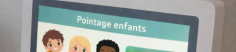 Borne de pointage petite enfance