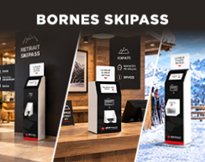 Bornes skipass click & collect - IPM France