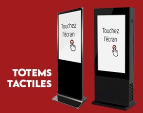 Totems tactiles grands écrans - IPM France
