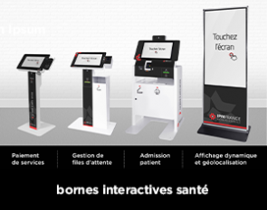 bornes interactives santé - gamme IPM France