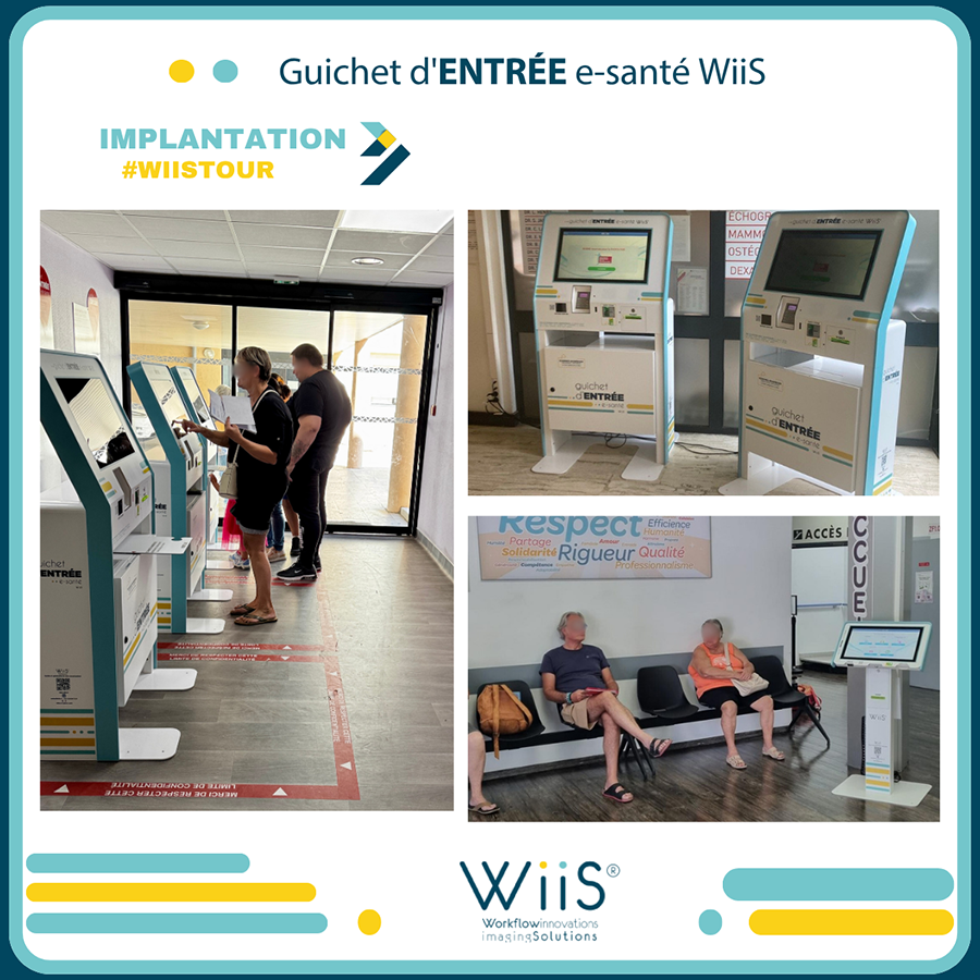 Bornes interactives santé - admission patient WiiS