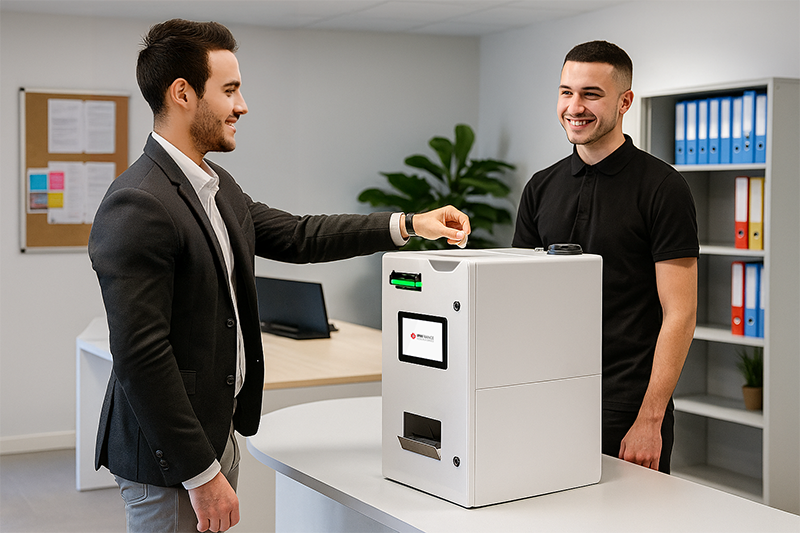 Monnayeur SelfPay - agences CCI