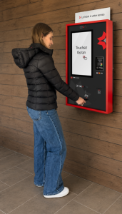 borne skipass ipm france EK 5000 en situation - s